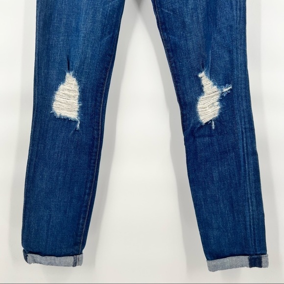 A.N.D. A New Denim blue ripped rolled skinny jeans pants trousers size 27 - Picture 3 of 10